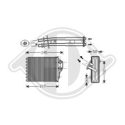 DCM1086 Výmenník tepla vnútorného kúrenia DIEDERICHS Climate DIEDERICHS