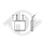 DCM1156 Výmenník tepla vnútorného kúrenia DIEDERICHS Climate DIEDERICHS