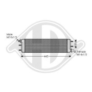 DCO1041 Chladič motorového oleja DIEDERICHS Climate DIEDERICHS