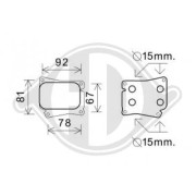 DCO1047 Chladič motorového oleja DIEDERICHS Climate DIEDERICHS