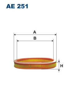 AE 251 Vzduchový filter FILTRON