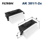 AK 381/1-2x Vzduchový filter FILTRON