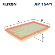 AP 154/1 Vzduchový filter FILTRON