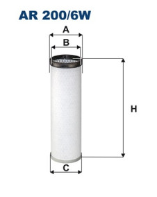 AR 200/6W Filter sekundárneho vzduchu FILTRON