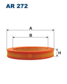 AR 272 Vzduchový filter FILTRON