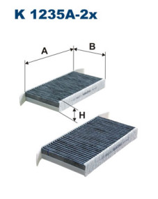 K 1235A-2x Filter vnútorného priestoru FILTRON