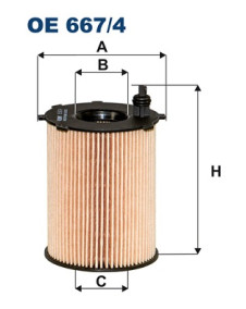 OE 667/4 Olejový filter FILTRON