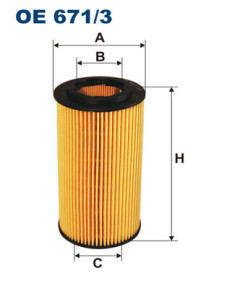 OE 671/3 Olejový filter FILTRON