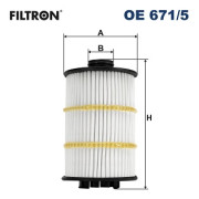 OE 671/5 Olejový filter FILTRON