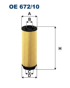 OE 672/10 Olejový filter FILTRON