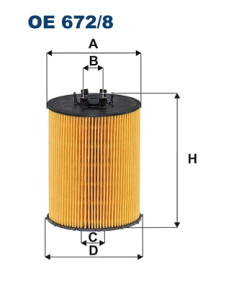 OE 672/8 Olejový filter FILTRON