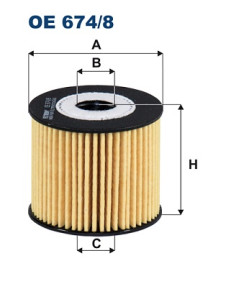 OE 674/8 Olejový filter FILTRON