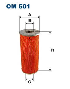 OM 501 Filter pracovnej hydrauliky FILTRON