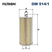 OM 514/1 Olejový filter FILTRON