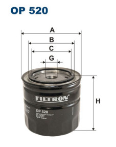 OP 520 Filtr, pracovní hydraulika FILTRON