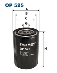 OP 525 Olejový filter FILTRON