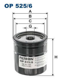 OP 525/6 Olejový filter FILTRON