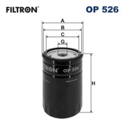 OP 526 Olejový filter FILTRON