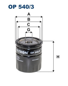 OP 540/3 Olejový filter FILTRON