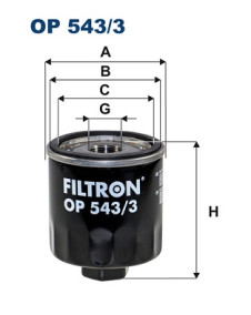 OP 543/3 Olejový filter FILTRON