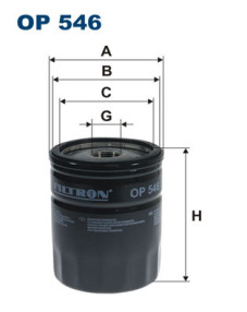 OP 546 Olejový filter FILTRON