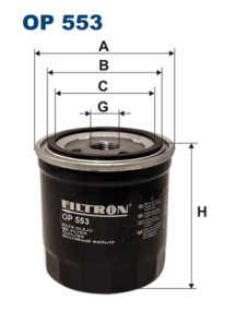 OP 553 Olejový filter FILTRON