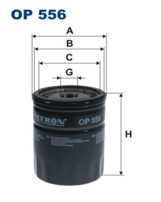 OP 556 Olejový filter FILTRON