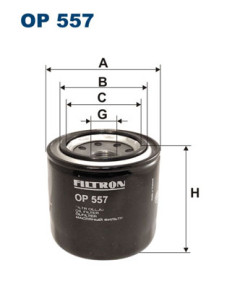 OP 557 Olejový filter FILTRON