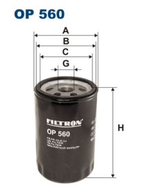 OP 560 Olejový filter FILTRON