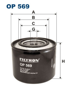 OP 569 Olejový filter FILTRON