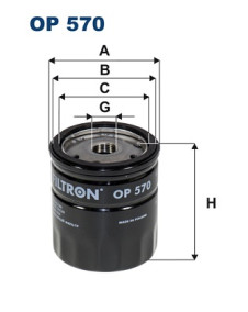 OP 570 Olejový filter FILTRON