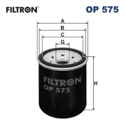 OP 575 Olejový filter FILTRON