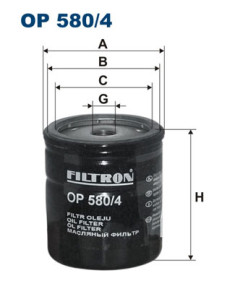 OP 580/4 Olejový filter FILTRON