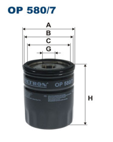 OP 580/7 Olejový filter FILTRON