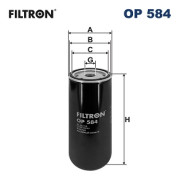 OP 584 Olejový filter FILTRON