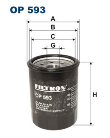 OP 593 Olejový filter FILTRON