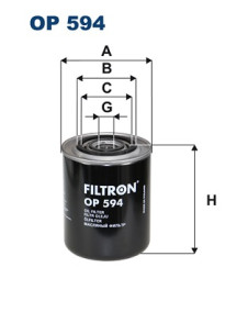 OP 594 Olejový filter FILTRON