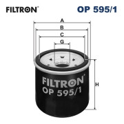OP 595/1 Olejový filter FILTRON