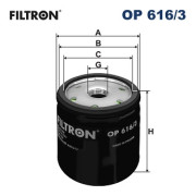 OP 616/3 Olejový filter FILTRON