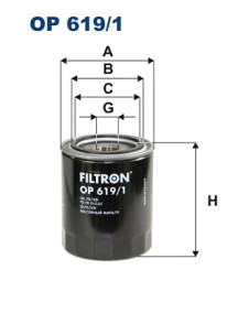 OP 619/1 Olejový filter FILTRON