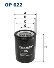 OP 622 Olejový filter FILTRON