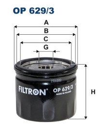 OP 629/3 Olejový filter FILTRON