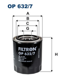 OP 632/7 Olejový filter FILTRON