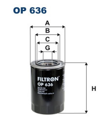 OP 636 Olejový filter FILTRON