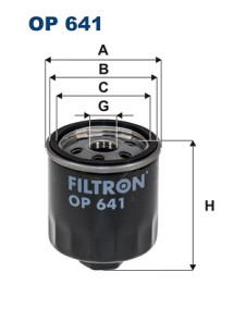OP 641 Olejový filter FILTRON
