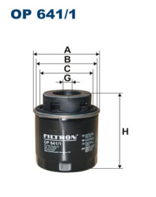 OP 641/1 Olejový filter FILTRON