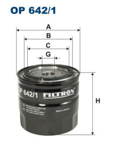OP 642/1 Olejový filter FILTRON