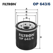OP 643/6 Olejový filter FILTRON