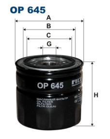 OP 645 Olejový filter FILTRON