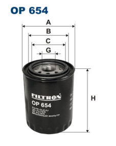 OP 654 Olejový filter FILTRON